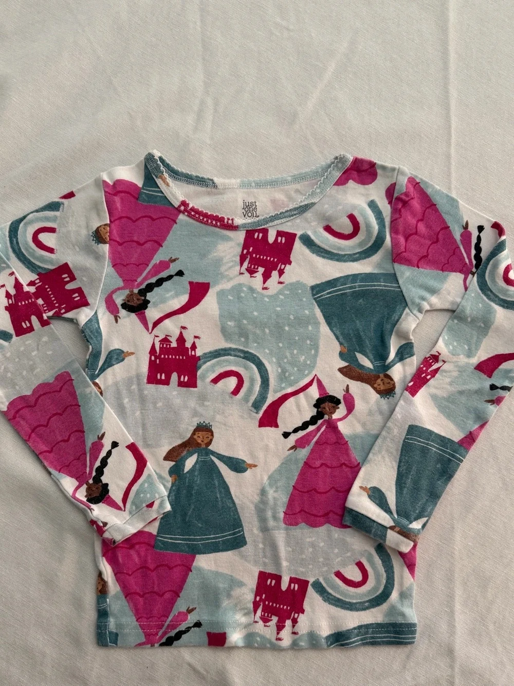 Girls 5T Princess Theme 2 Piece Fitted Pajama Set Bundle Carters & Disney